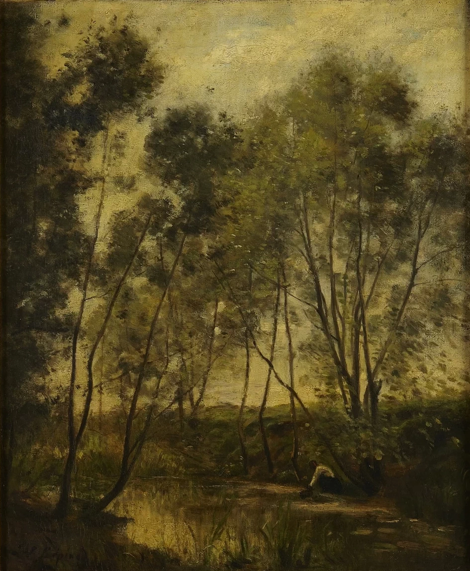 Donna vicino ad un ruscello - Princeton University Art Museum